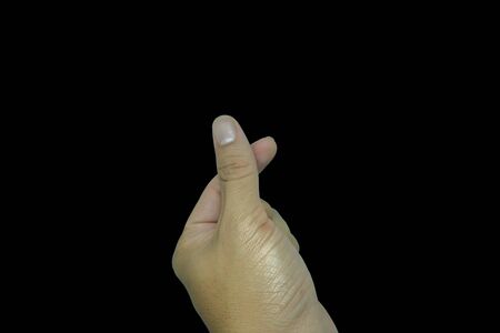 Hands-on background ,Hand making a heart shapeの写真素材