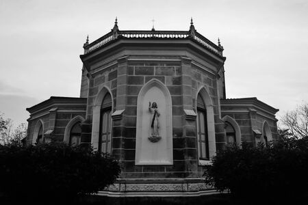Christ church, Historic Christ Church 
On the blue sky backgroundの写真素材