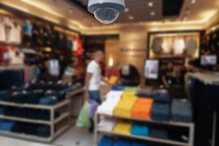 blurred photo, Blurry image,People shopping in Community Mall or Department Store, backgroundの写真素材