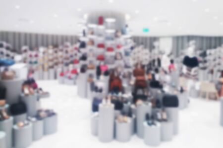 blurred photo, Blurry image,People shopping in Community Mall or Department Store, backgroundの写真素材