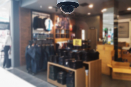 blurred photo, Blurry image,inside of the clothes shop,backgroundの写真素材