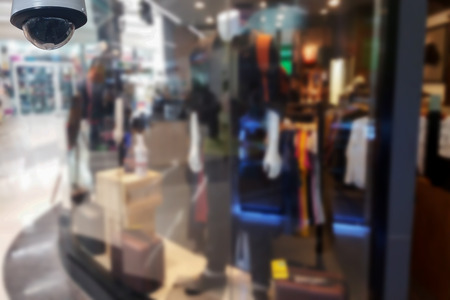 blurred photo, Blurry image,inside of the clothes shop,backgroundの写真素材