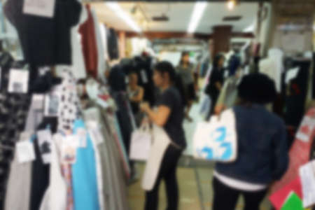 blurred photo, Blurry image,
People Walking shopping,backgroundの写真素材
