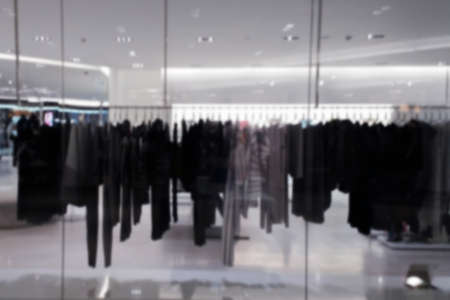 blurred photo, Blurry image,People shopping in  Department Store, backgroundの写真素材