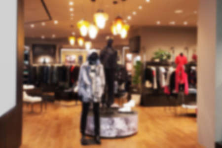 blurred photo, Blurry image,People shopping in  Department Store, backgroundの写真素材