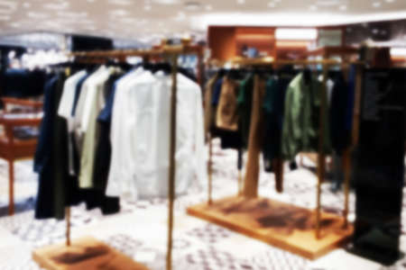 blurred photo, Blurry image,People shopping in  Department Store, backgroundの写真素材