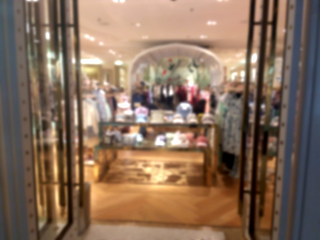 blurred photo, Blurry image,People shopping in  Department Store, backgroundの写真素材