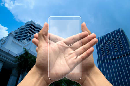 Common modern skyscrapers, high-rise buildings, architecture, Business backgroundの写真素材