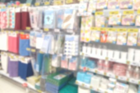 blurred photo, Blurry image, People shopping in  Department Store,  backgroundの写真素材