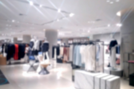 blurred photo, Blurry image, People shopping in  Department Store, backgroundの写真素材