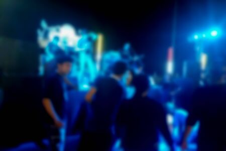 blurred photo, Blurry image, Night Party Concert, backgroundの写真素材