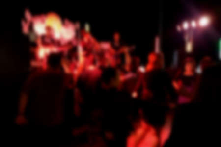 blurred photo, Blurry image, Night Party Concert, backgroundの写真素材