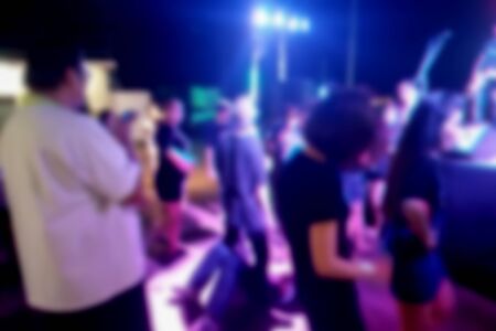 blurred photo, Blurry image, Night Party Concert, backgroundの写真素材