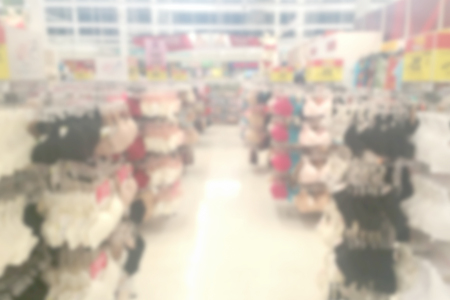 blurred photo, Blurry image, department lingerie of woman, backgroundの写真素材