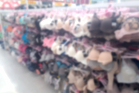 blurred photo, Blurry image, department lingerie of woman, backgroundの写真素材