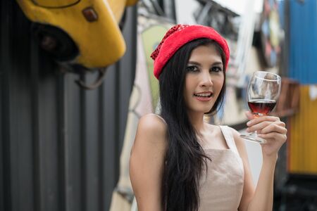 Young people are celebrating New Year's party.の写真素材