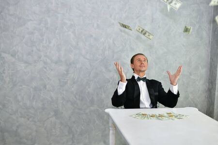 Very wealthy businessmanの写真素材