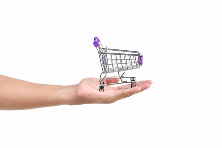 shopping concepts. Beautiful girls shopping in department stores. Beautiful girl happy to shop. Asian girls Exciting time to buy. (Online Business Ideas)の写真素材