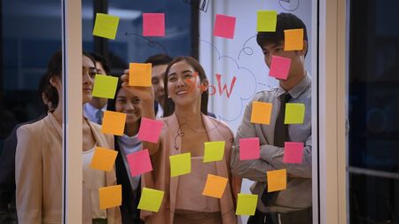 Business concept. The company is doing activities to create good inspiration for employees.の写真素材
