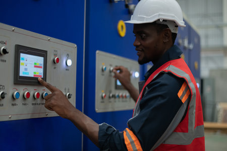 An engineer is installing a program on a computer in a factory. He was entering orders into a...