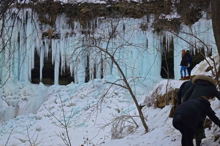 Minnehaha Fallsの写真素材