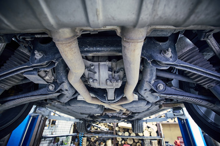 The machine after the accident on service after warranty.の写真素材