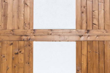 Dark wood texture background surface with old natural pattern, texture of retro plank wood.の写真素材