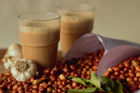 Indian fried peanuts, flavoured with chilli powder and asafetida. These crispy, crunchy and spicy...