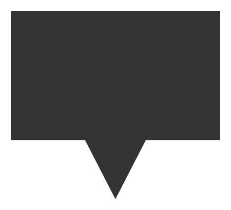 Banner icon with flat style. Isolated vector banner icon image, simple style.のイラスト素材