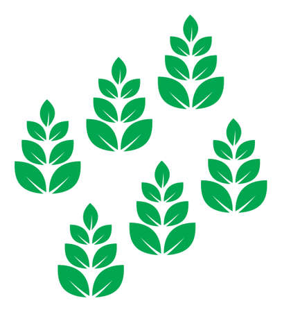 Farm field icon with flat style. Isolated vector farm field icon image, simple style.のイラスト素材