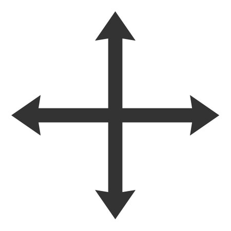 Expand icon with flat style. Isolated raster expand icon image, simple style.の写真素材