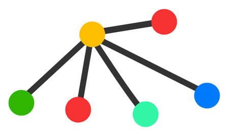 Links icon with flat style. Isolated raster links icon image, simple style.の写真素材