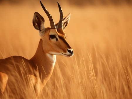 Impala Antelope (Aepyceros melampus)の素材