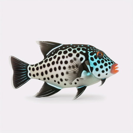 Fish isolated on white background. Vector illustration. eps 10.の素材