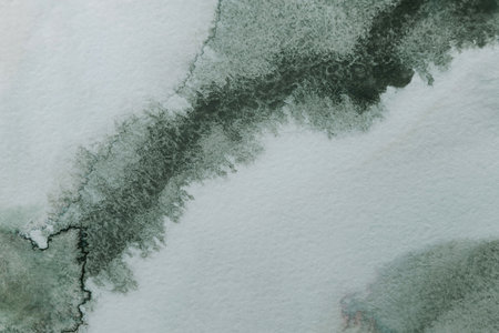 Watercolor abstract background. Green, olive colorの写真素材