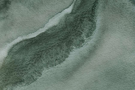 Watercolor abstract background. Green, olive color