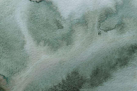Watercolor abstract background. Green, olive color