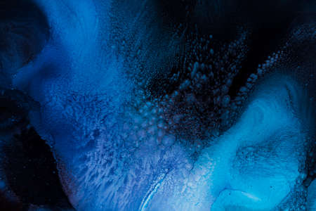 Abstract ink texture. Acrylic modern art. Inkscapeの写真素材