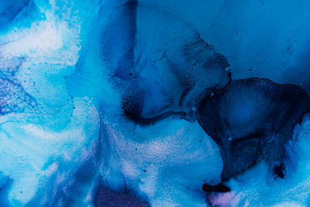 Abstract ink texture. Acrylic modern art. Inkscapeの写真素材