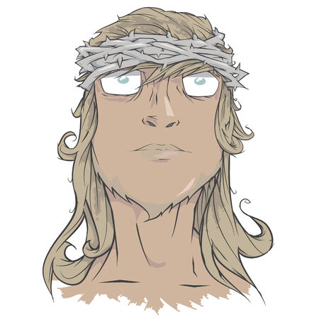 Jesus crownのイラスト素材