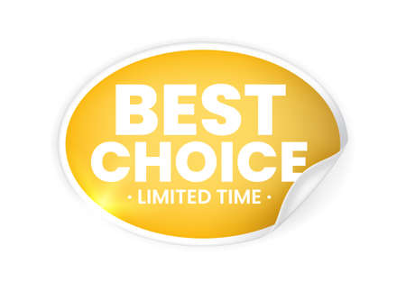 Set of High Quality Realistic Golden Labels on White Background . Isolated Vector Elementsのイラスト素材