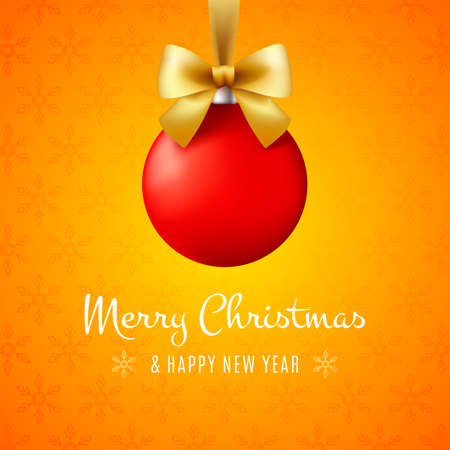 Christmas and New Year Background . Isolated Vector Elementsのイラスト素材