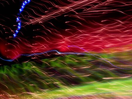 Backdrop Abstract Random Light Trails
