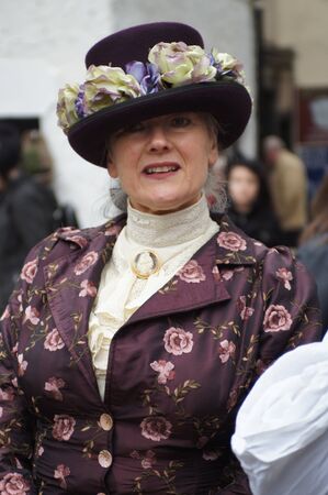 Whitby Goth Weekend. Femaleのeditorial素材