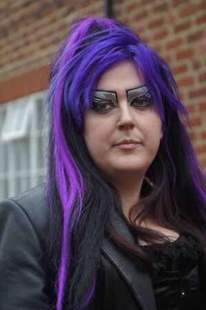 Whitby Goth Weekend. Femaleのeditorial素材