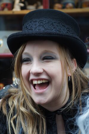 Whitby Goth Weekend. Femaleのeditorial素材