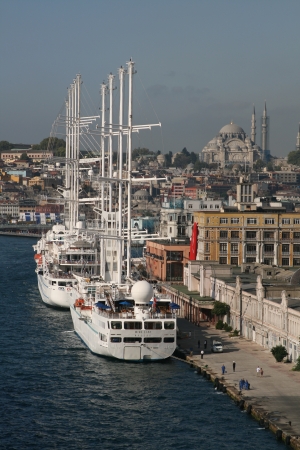 Wind Star cruise ship in Istanbul, Turkey