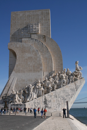 Monument to the Discoveries, Lisbon, Portugalのeditorial素材