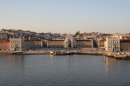 Terreiro do Paco, Lisbon, Portugalのeditorial素材
