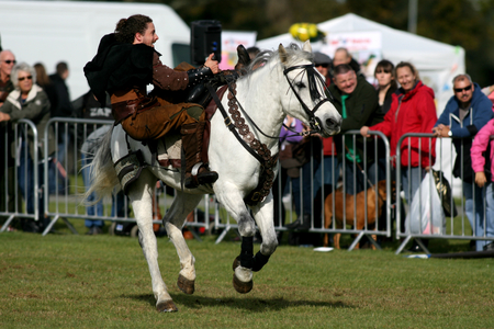 Stampede Stunt Company, October 2014, Ipswich, Suffolk, Englandのeditorial素材